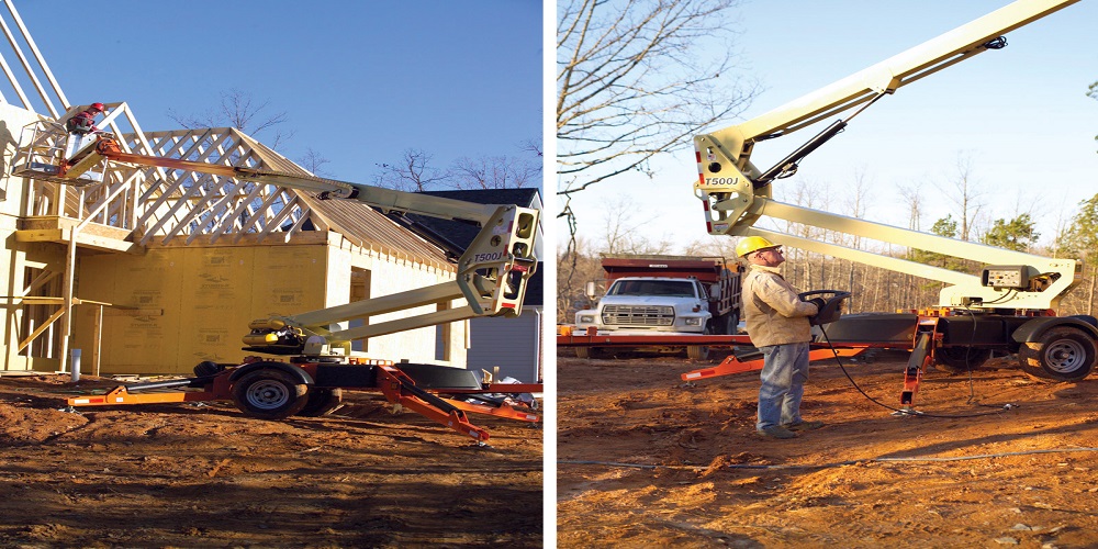 Why is trailer boom lift also known as spider lift?